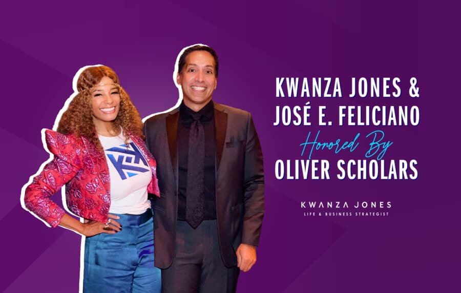 DesignAsset-FeaturedImage-KwanzaJonesAndJoséEFelicianoHonoredByOliverScholars-2160x1373-KJ-FINAL champions of excellence