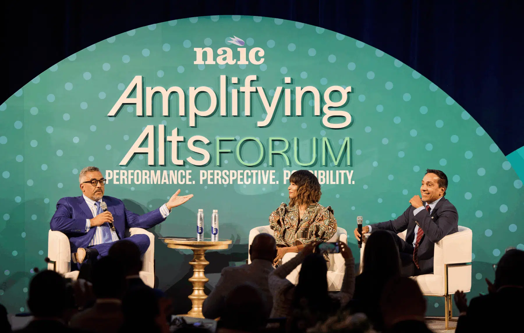 Kwanza Jones and José E. Feliciano at NAIC Alts Forum